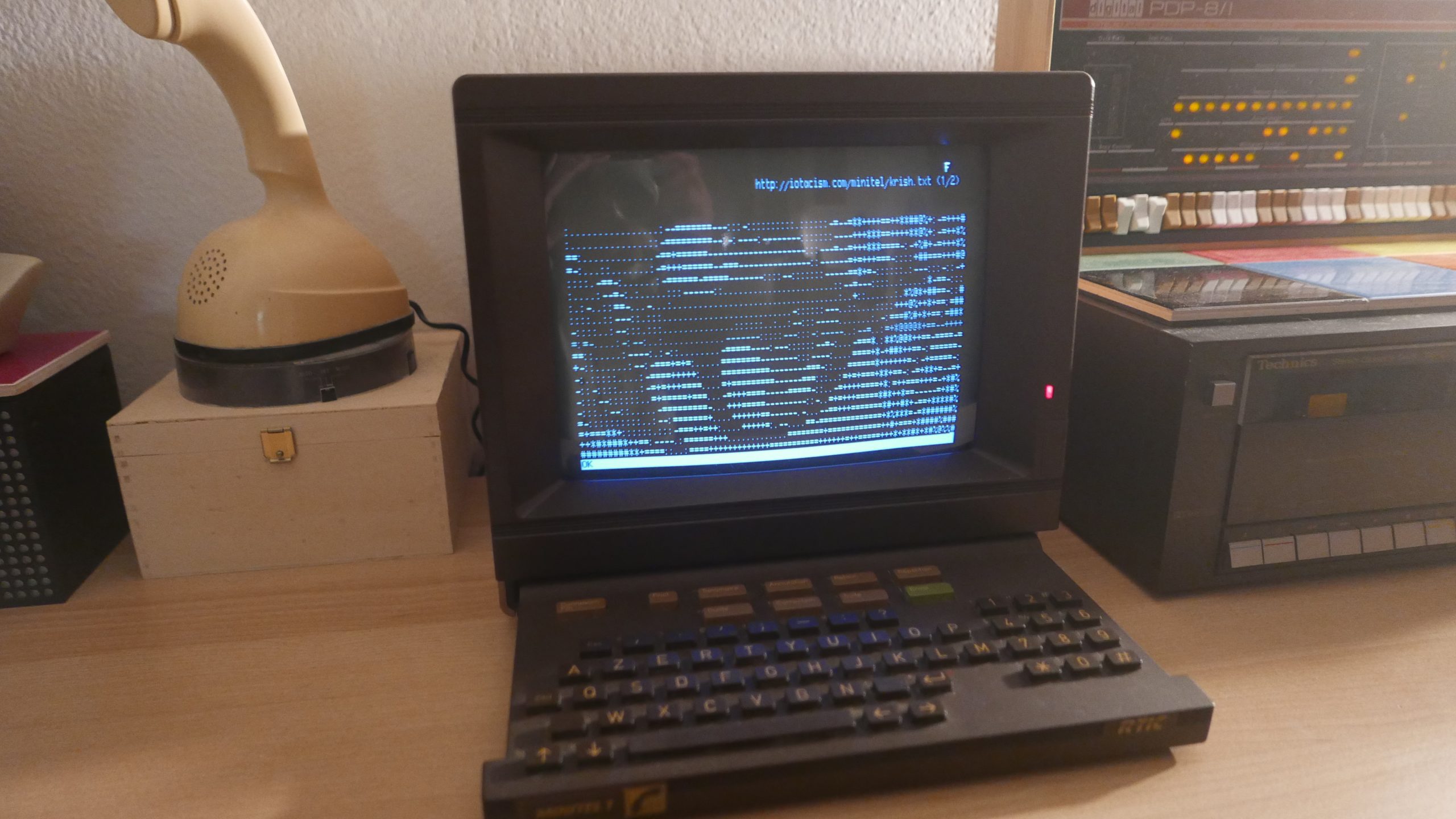 iotacism on Minitel